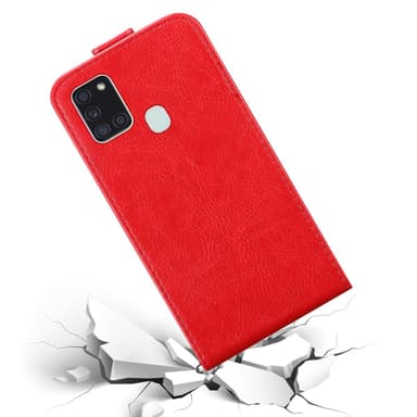 Samsung Galaxy A21s Suojakuori Kotelo (Punainen)