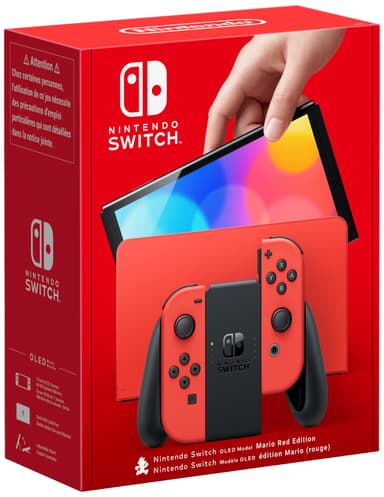 Nintendo Switch OLED Mario Edition pelikonsoli