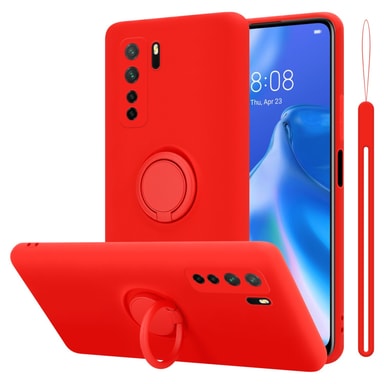 Bravoday Cover per Huawei P40 Lite 5G / Nova 7SE 5G, Flip Custodia in Pelle PU Portafoglio Custodia per Huawei P40 Lite 5G / Nova 7SE 5G, con Slot per Schede, Vino
