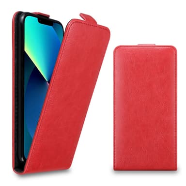 iPhone 13 MINI Suojakuori Lompakkokotelo (Punainen)