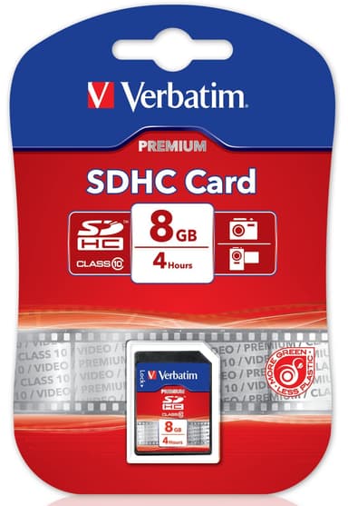 Verbatim 8 GB Premium SDHC muistikortti