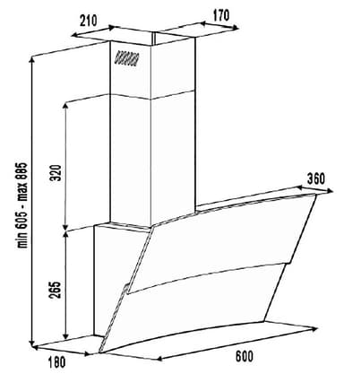 Thermex Vertical 260 liesituuletin (valkoinen)