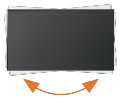 Vogels Wall 3225 kääntyvä seinäteline 32"- 55" (musta)