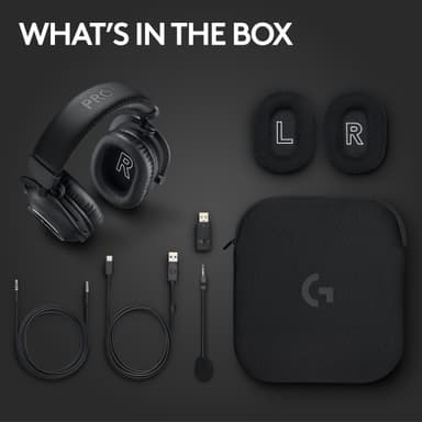 Logitech G Pro X 2 Lightspeed langattomat pelikuulokkeet (musta)