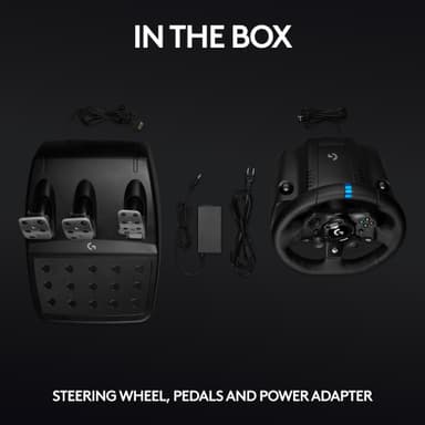 Logitech G923 rattiohjain ja polkimet (Xbox)