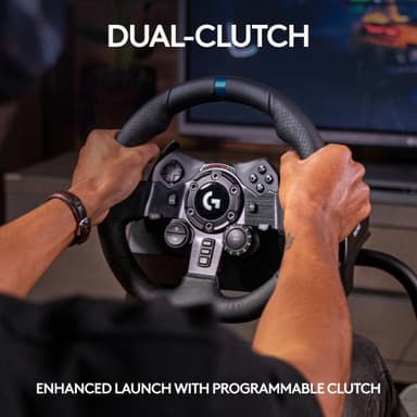 Logitech G923 rattiohjain ja polkimet (PC/PlayStation)