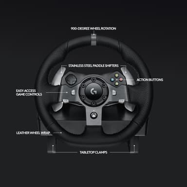 Logitech G920 Driving Force rattiohjain