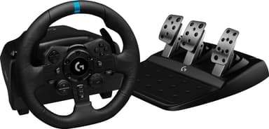 Logitech G923 rattiohjain ja polkimet (PC/PS4/PS5)