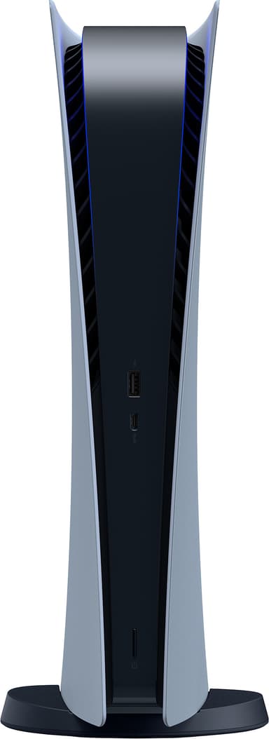 PS5 Digital Edition konsolikuori (Sterling Silver)