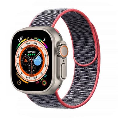 Nailon kellon renneke Apple Watch Ultra (49mm) - Electric pink