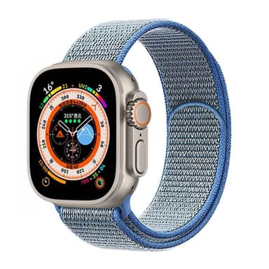 Nailon kellon renneke Apple Watch Ultra (49mm) - Tahoe Blue