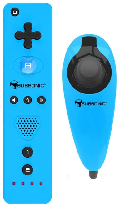 Subsonic Rainbow Nintendo Wii ohjaimet (sininen)