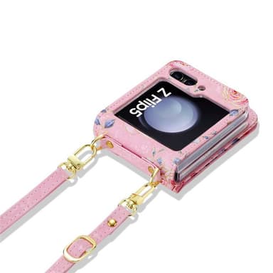 POLA Flower kuori Samsung Galaxy Z Flip 5 - Pink