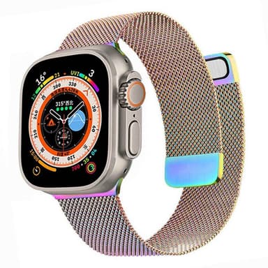 Milanese kellon renneke Apple Watch Ultra (49mm) - Rainbow