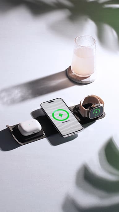 Mophie 3in1 MagSafe langaton matkalaturi