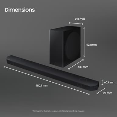 Samsung 5.1.2-kanavainen HW-Q810C soundbar (musta)