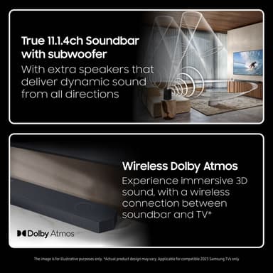 Samsung 11.1.4-kanavainen HW-Q995C soundbar (musta)