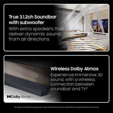 Samsung S810B soundbar bassokaiuttimella