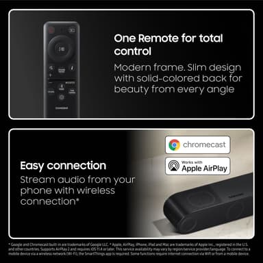 Samsung S810B soundbar bassokaiuttimella
