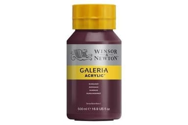 Galeria Acrylic 500Ml Burgundy 075