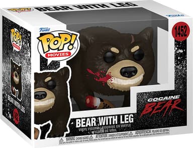 Funko Pop! Vinyl Cocaine Bear ja jalka figuuri