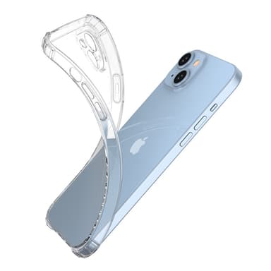 iPhone 15 Plus Shell Case -kotelolle TPU-kehys + akryylitakapuhelinkotelo
