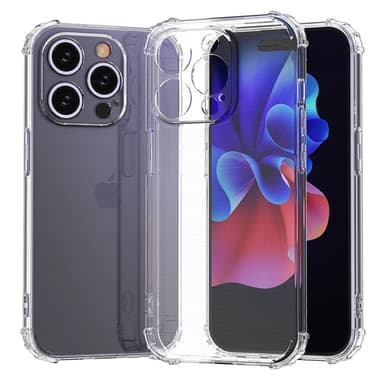 iPhone 15 Pro Shell Case -kotelolle TPU-kehys + akryylitakapuhelinkotelo