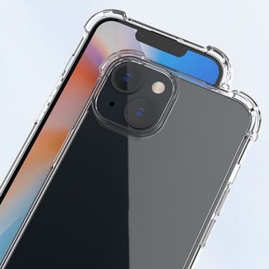 iPhone 15 Shell Case -kotelolle TPU-kehys + akryylitakapuhelinkotelo