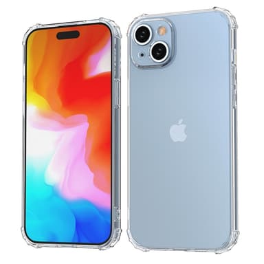 iPhone 15 Plus Shell Case -kotelolle TPU-kehys + akryylitakapuhelinkotelo