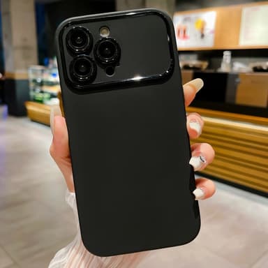 Slim-Fit TPU-puhelinkotelon suojakuori iPhone 15 Pro Max - Musta