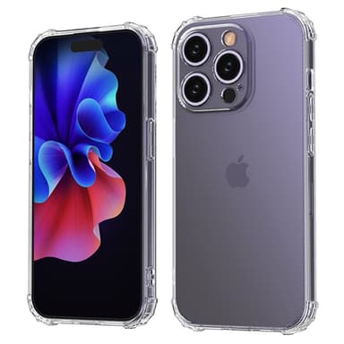 iPhone 15 Pro Shell Case -kotelolle TPU-kehys + akryylitakapuhelinkotelo