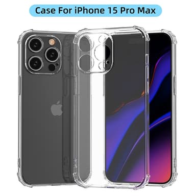 iPhone 15 Pro Max Shell Case -kotelolle TPU kapuhelinkotelo