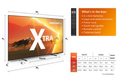 Philips 65” The Xtra PML9008 4K Mini-LED älytelevisio (2023)