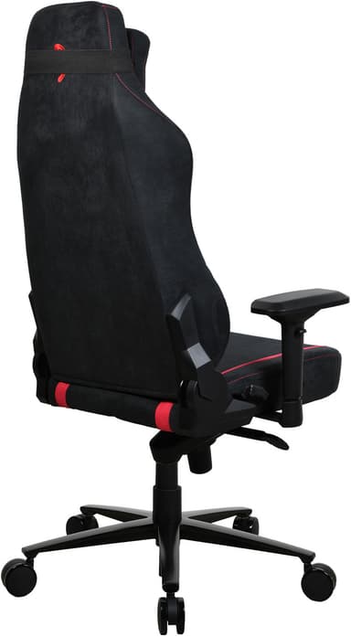 Arozzi Vernazza Supersoft Fabric pelituoli (musta/punainen)