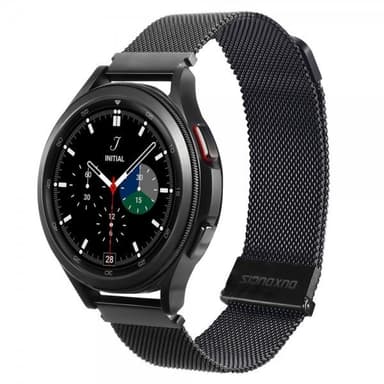 DUX DUCIS Samsung Galaxy Watch 20mm Ranneke Milanese Musta