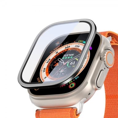 DUX DUCIS Apple Watch Ultra Näytönsuoja Alumiini Karkaistu lasi Musta