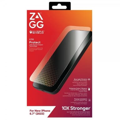 ZAGG InvisibleShield iPhone 15 Plus Näytönsuoja Glass XTR3