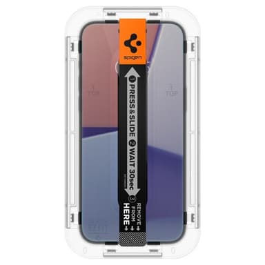 Spigen iPhone 15 Plus Näytönsuoja GLAS.tR EZ Fit Privacy 2-pakkaus