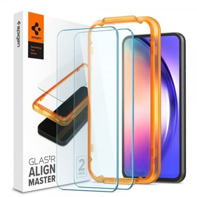 Spigen Samsung Galaxy A54 5G Näytönsuoja GLAS.tR ALIGNmaster 2-pakkaus
