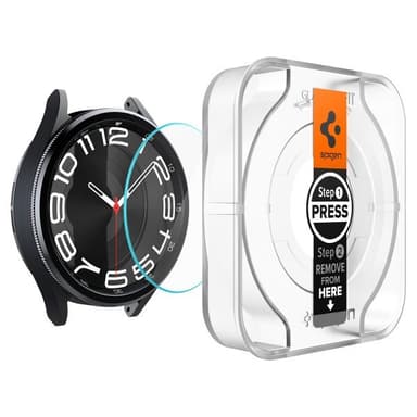 Spigen Samsung Galaxy Watch 6 Classic 43mm Näytönsuoja GLAS.tR EZ Fit 2-pakkaus