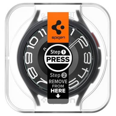 Spigen Samsung Galaxy Watch 6 Classic 43mm Näytönsuoja GLAS.tR EZ Fit 2-pakkaus