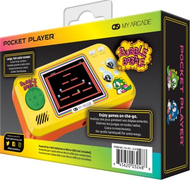 My Arcade Pocket Player Bubble Bobble käsikonsoli