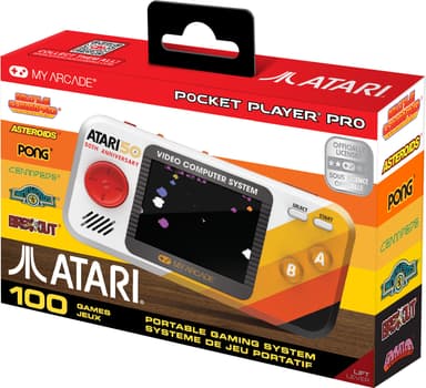 My Arcade Pocket Player Atari 100 games käsikonsoli