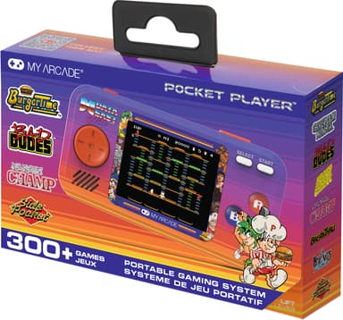 My Arcade Pocket Player Data East Hits hkäsikonsoli