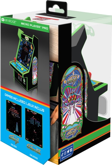 My Arcade Micro Player Pro 6 7 Galaga 2in1 Retropelikonsoli Gigantti 