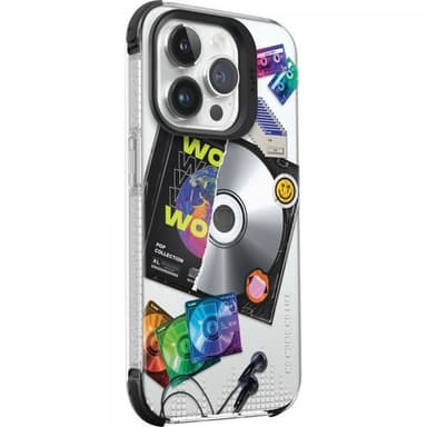 LAUT iPhone 15 Pro Kuori POP RETRO MUSIC MagSafe