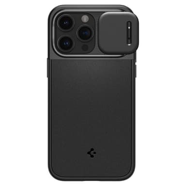 Spigen iPhone 15 Pro Max Kuori Optik Armor MagFit Musta