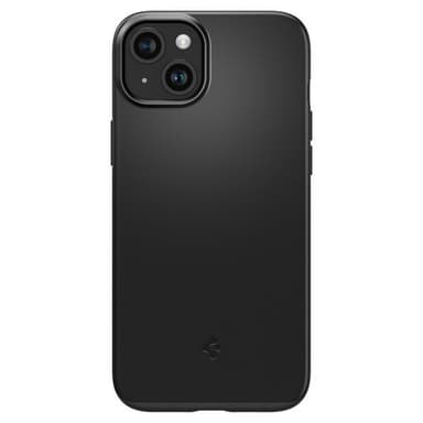 Spigen iPhone 15 Plus Kuori Thin Fit Musta