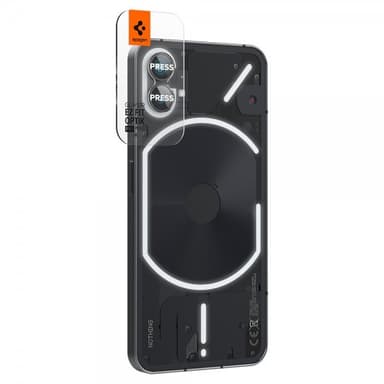 Spigen Nothing Phone (1) Kameran linssinsuojus GLAS.tR EZ Fit Optik Pro 2-pakkaus Musta