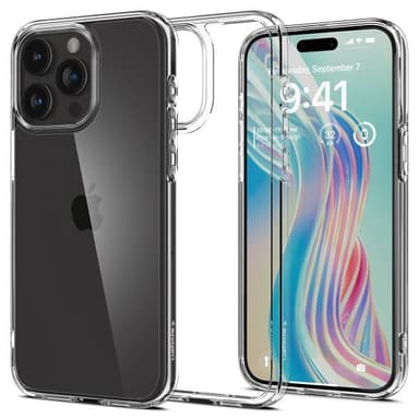 Spigen iPhone 15 Pro Max Kuori Ultra Hybrid Crystal Clear